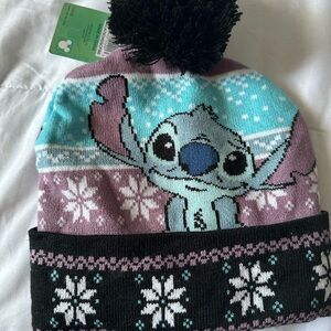 Disney Blue and Purple Character Knit Hat